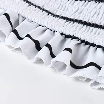 Flattering RXRXCOCO Womens Shirred Bandeau Bikini for All