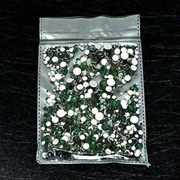 1440 Mixed Size Flatback Glass Rhinestones for Crafts