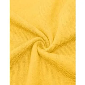 GRACE KARIN Women's Lightweight Yellow Cardigan Sweaters