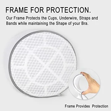 3Pcs Durable Honeycomb Mesh Laundry Bags for Delicates, Lingerie Wash Bag 7 x 7 x 6 Inches