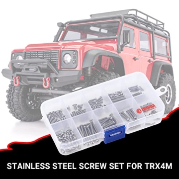 Premium INJORA Stainless Steel Screws Kit for TRX4M
