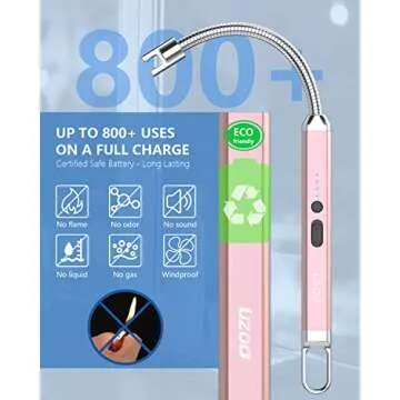 Candle Lighter Long Lighter (Pink)