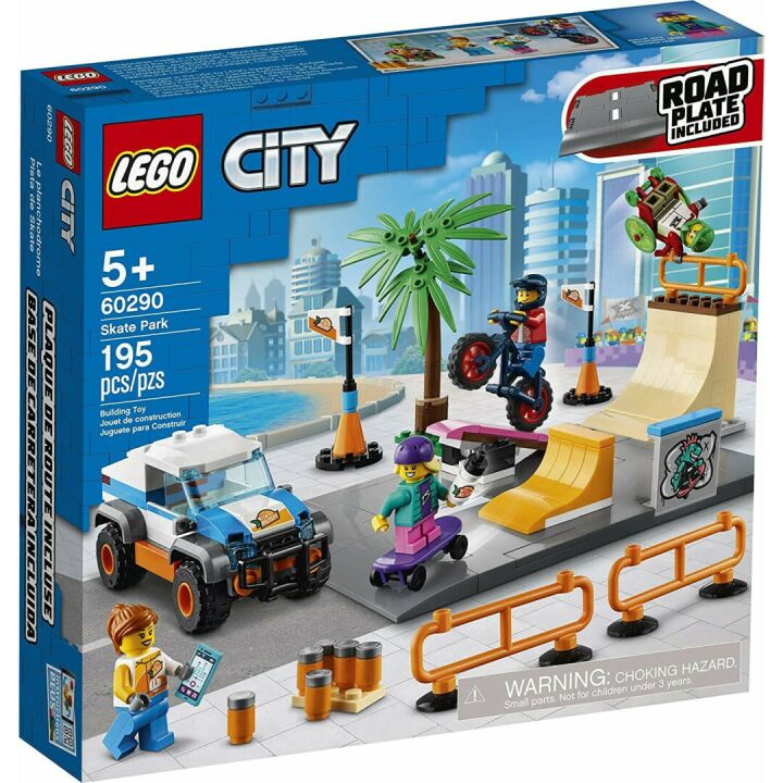 LEGO City Skate Park 60290 Building Kit for Kids
