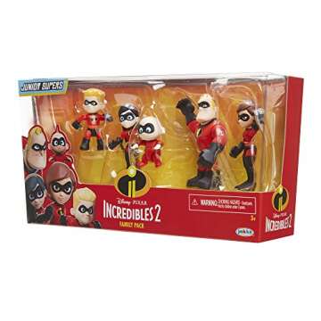 Incredibles 2 Family 5-Pack Junior Supers Action Figures