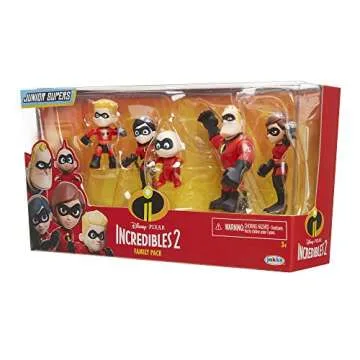 Incredibles 2 Family 5-Pack Junior Supers Action Figures