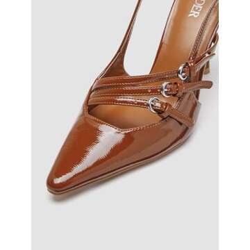 CIDER Slingback Pointed Toe Heels for Every Occasion