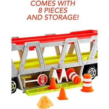 Matchbox Construction Hauler with Detachable Cab for Story Play