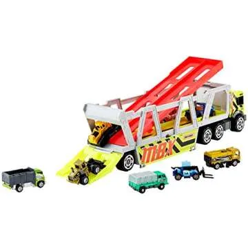 Matchbox Construction Hauler with Detachable Cab for Story Play