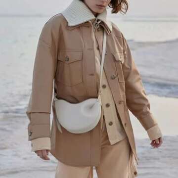 Chic Women Leather Dumpling Bag for Stylish Versatility