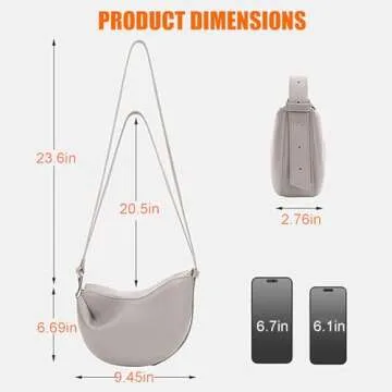 Chic Women Leather Dumpling Bag for Stylish Versatility