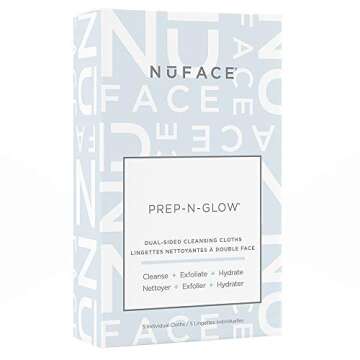 NuFACE Prep-N-Glow Facial Towelette, 5 count