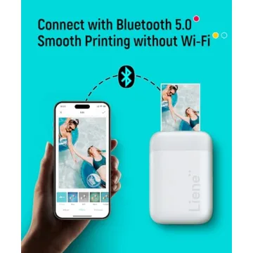 Liene 2x3 Photo Printer Bundle - Portable & Easy to Use