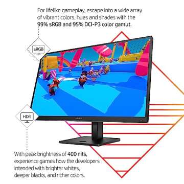 HP OMEN 27q QHD 165Hz Gaming Monitor - High Performance