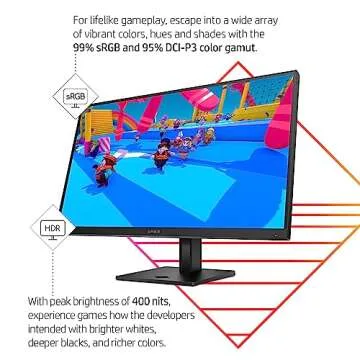 HP OMEN 27q QHD 165Hz Gaming Monitor - High Performance