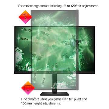 HP OMEN 27q QHD 165Hz Gaming Monitor - High Performance