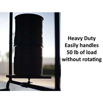 GS Power Tube Clamp Brackets (Choice 1/1.25/1.75/2 inch) Mount LED Light Bar Radio Whip Antenna Safety Flag on Rack Roll Cage Bumper Compatible with Can-Am RZR Rhino Teryx ATV UTV (2 pc)