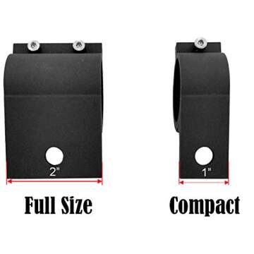 GS Power Tube Clamp Brackets (Choice 1/1.25/1.75/2 inch) Mount LED Light Bar Radio Whip Antenna Safety Flag on Rack Roll Cage Bumper Compatible with Can-Am RZR Rhino Teryx ATV UTV (2 pc)