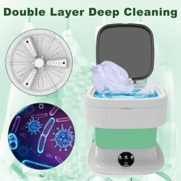 15L Foldable Portable Washing Machine for Easy Travel