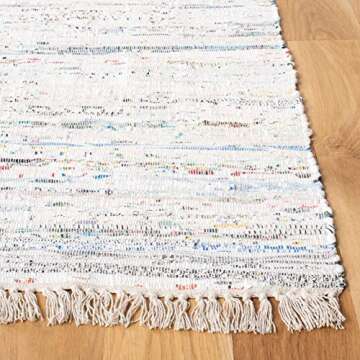 SAFAVIEH Rag Rug - Stylish Handmade Area Rug 5'x8'