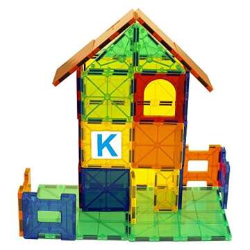 Mag Genius Magnet Tiles - Educational Magnetic Building Blocks