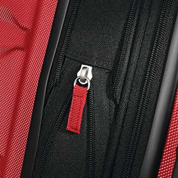 Samsonite Omni PC Hardside Expandable Luggage with Spinner Wheels, Red, 2-Piece Set (20/24)