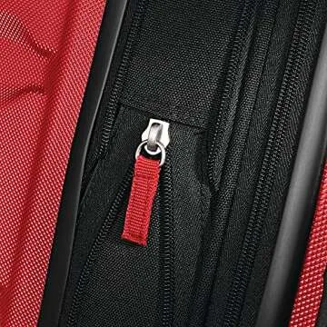 Samsonite Omni PC Hardside Expandable Luggage with Spinner Wheels, Red, 2-Piece Set (20/24)