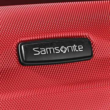 Samsonite Omni PC Hardside Expandable Luggage with Spinner Wheels, Red, 2-Piece Set (20/24)