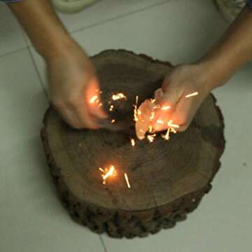 Useful Emergency Fire Starter Metal -Outdoor Camping Hiking Instant Survival Flint -Safety Durable A...