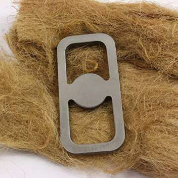 Useful Emergency Fire Starter Metal -Outdoor Camping Hiking Instant Survival Flint -Safety Durable Accessory -Camping Emergency Gear Carbon Steel Fire Striker(Without Stone)