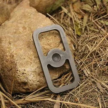 Useful Emergency Fire Starter Metal -Outdoor Camping Hiking Instant Survival Flint -Safety Durable Accessory -Camping Emergency Gear Carbon Steel Fire Striker(Without Stone)