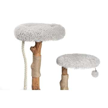 MAU Modern Cat Tree Tower, Natural Branch Cat Condo, Luxury Wood Cat Tower, Cat Scratching Tree, Cat Condo, Cat Lover Gift, Luxury Cat, Cat Gifts by Mau Lifestyle