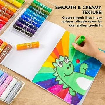 Shuttle Art Tempera Paint Sticks - 40 Colors for Kids