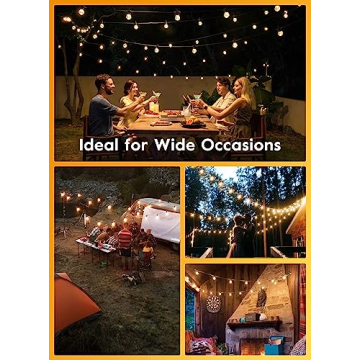 Brightown G40 LED Light Bulbs - 25 Pack for Indoor Outdoor Use