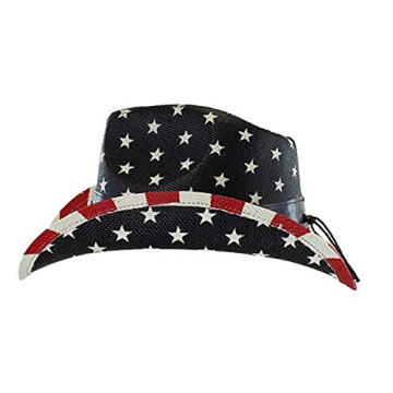 Vintage USA American Flag Cowboy Hat for All Ages
