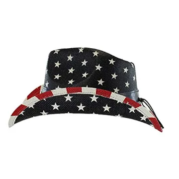Vintage USA American Flag Cowboy Hat for All Ages