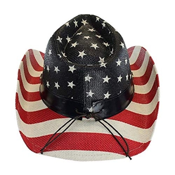 Vintage USA American Flag Cowboy Hat for All Ages