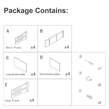 Vriccc Adjustable Bamboo Drawer Organizers for All