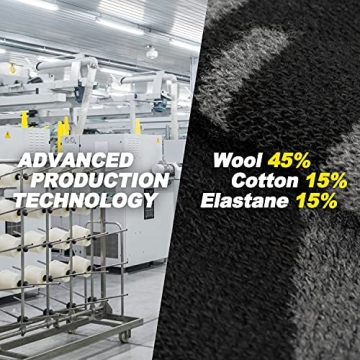 CXGCLUB Wool Ski Socks - Cozy Thermal Socks for Winter Adventures