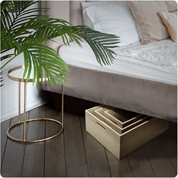 Stylish Sorbus Wooden Storage Bins - 3-Piece Set