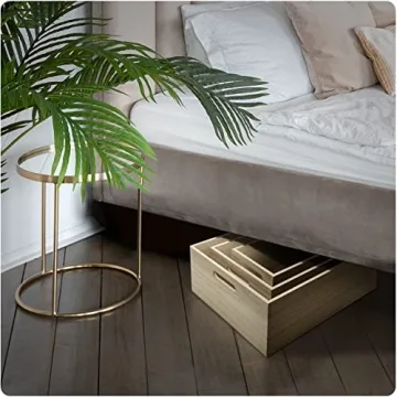 Stylish Sorbus Wooden Storage Bins - 3-Piece Set