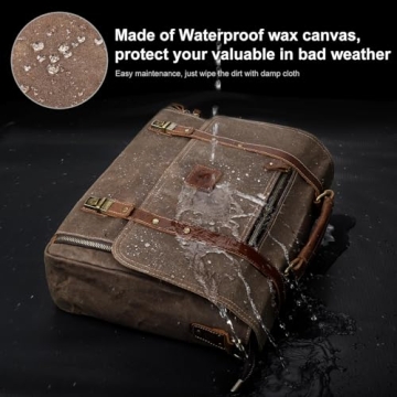 Stylish Waterproof Laptop Messenger Bag for Men