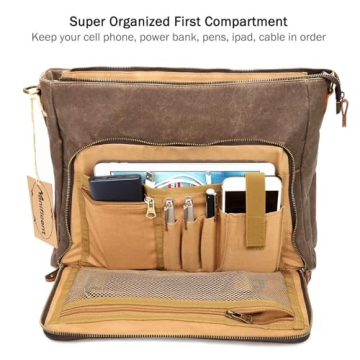 Stylish Waterproof Laptop Messenger Bag for Men