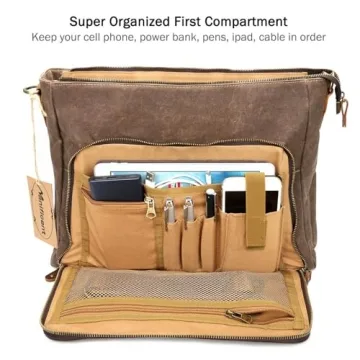Stylish Waterproof Laptop Messenger Bag for Men