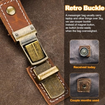 Stylish Waterproof Laptop Messenger Bag for Men