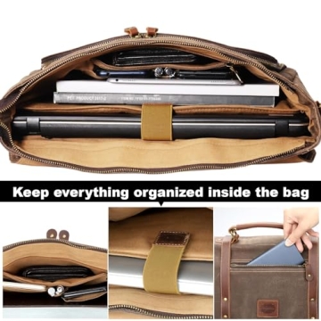 Stylish Waterproof Laptop Messenger Bag for Men