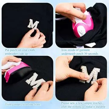 Chuangdi Pearl Letter Patches for Custom DIY Projects