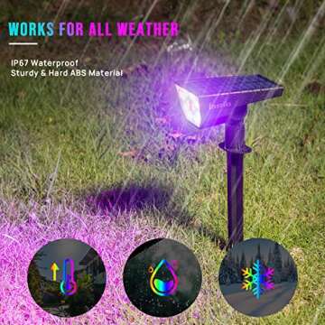Inselks Solar Color Spot Lights - 35 Colorful LEDs