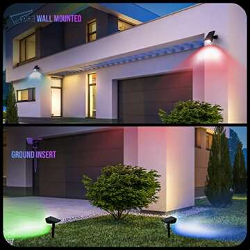 Inselks Solar Color Spot Lights - 35 Colorful LEDs
