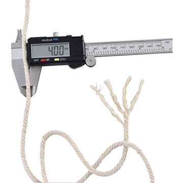 Feelmate 4mm x 328 Feet Cotton Rope Macrame Cord for Crafts Jewelry Making Home Decoration Gift Wrap...