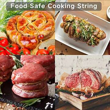 Feelmate 4mm x 328 Feet Cotton Rope Macrame Cord for Crafts Jewelry Making Home Decoration Gift Wrapping